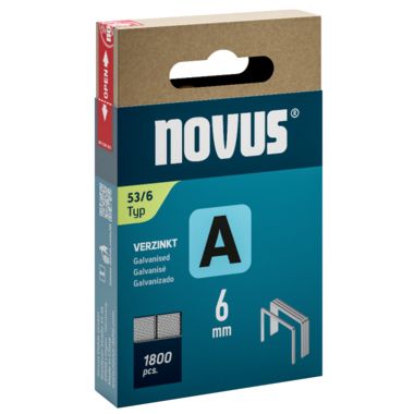 NOVUS Heftklammer A 042-0773 53/6 verzinkt 1.800St