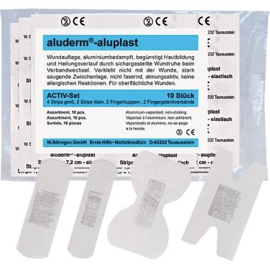 aluderm Wundpflaster Activ-Set aluplast 1009410 Set 10 St./Pack.